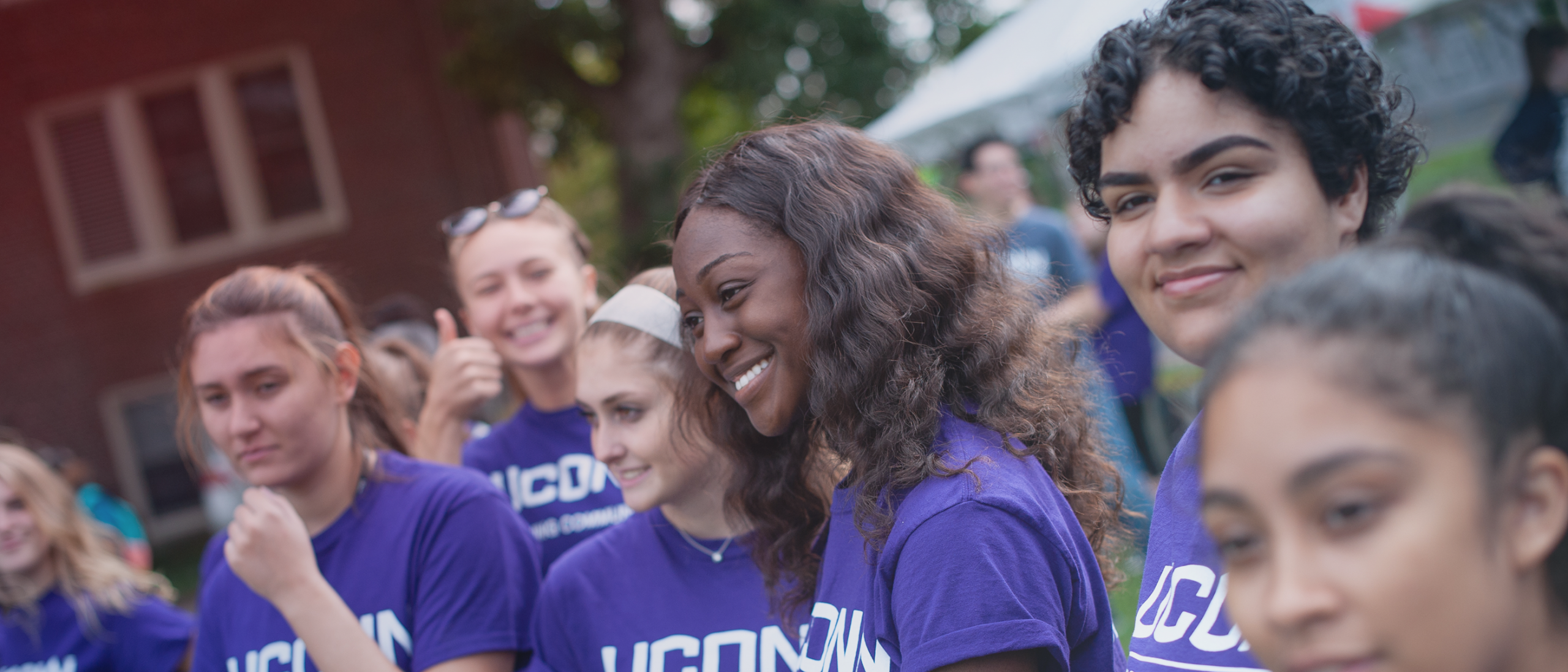 UConn students representing many diverse cultures and identities
