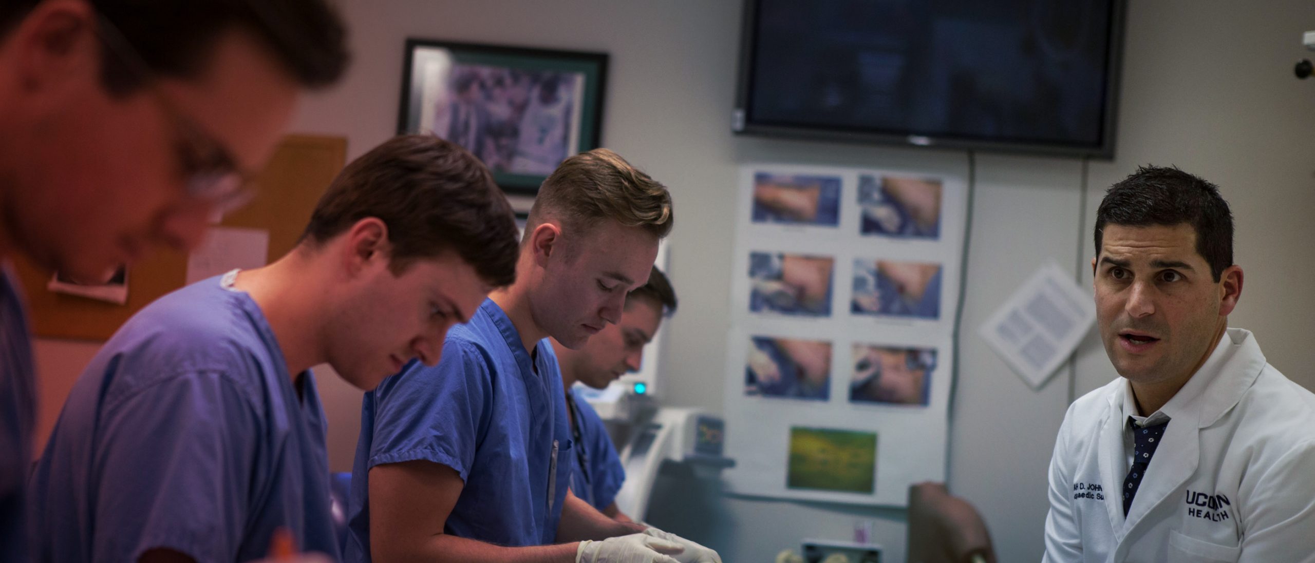 professor in medicine oversees several students
