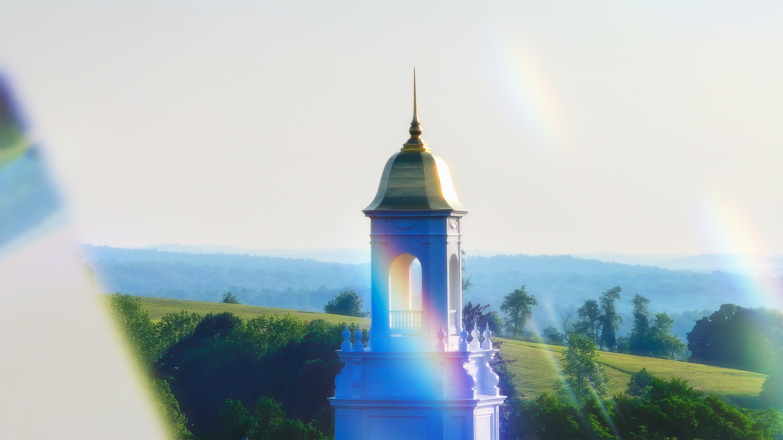 light leaks onto the UConn Wilbur cross copula